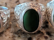 Load image into Gallery viewer, ancient empower feroza stone for wealth and luck super rare rings handmade
