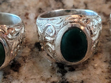 Load image into Gallery viewer, ancient empower feroza stone for wealth and luck super rare rings handmade
